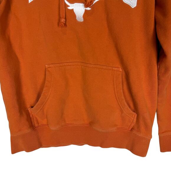 Authentic Apparel Texas Longhorns Hoodie Womens Small Orange Drawstring Pullover - Picture 4 of 12